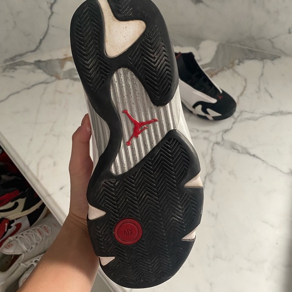 Jordan 14 Black Toe Size 10 - Picture 4 of 5